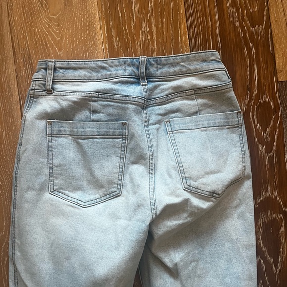 We The Free CRVY High-Rise Vintage Straight Jeans in Stone Beach Size 27 - Picture 8 of 8